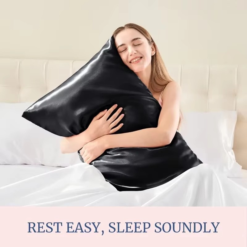 Satin Silk Pillowcase Hair Skin - For Women Men 1/2pcs Multi-size Satin