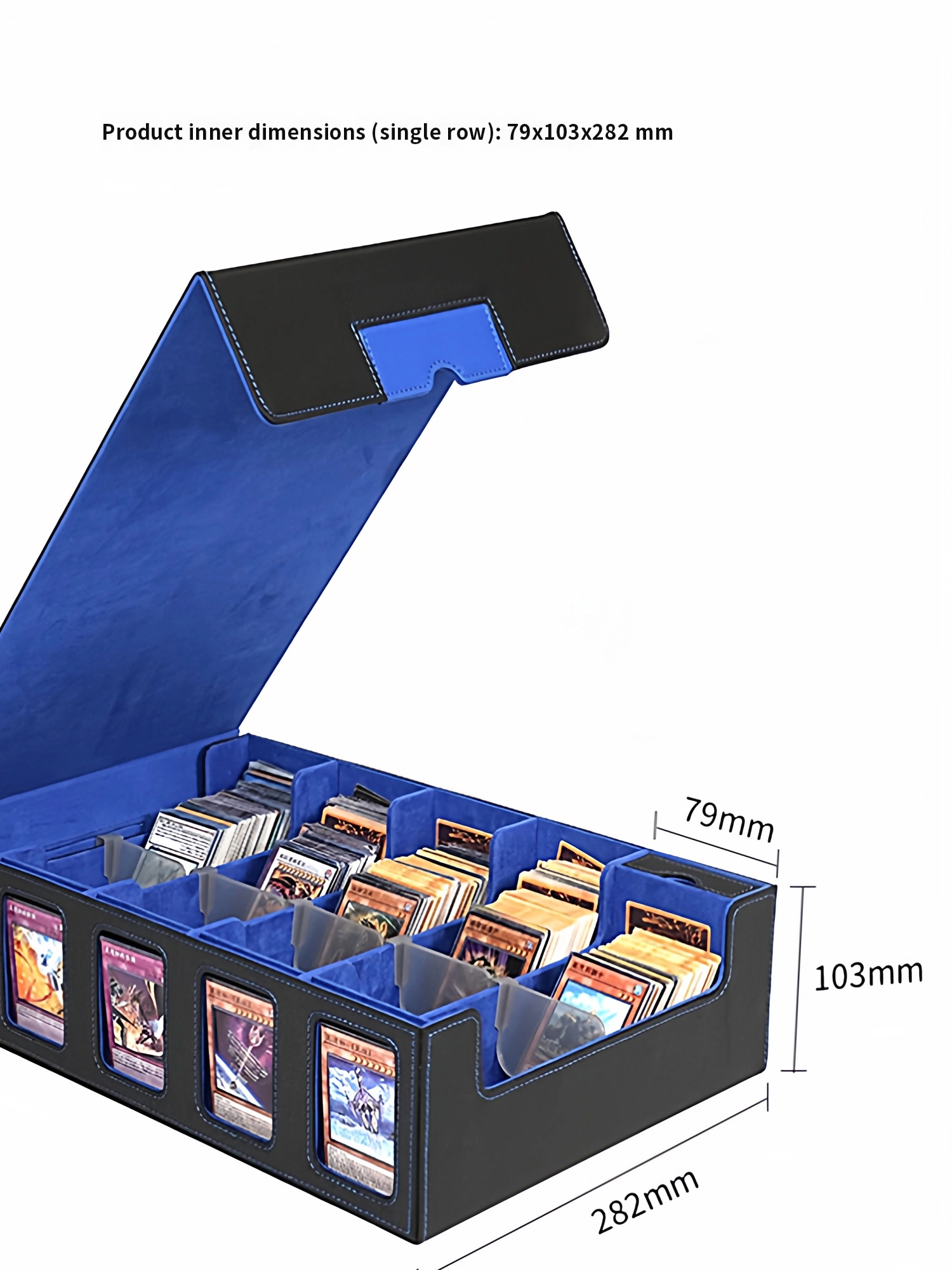 Storage & Organization - Multi‑Compartment PU Leather TCG Card Storage