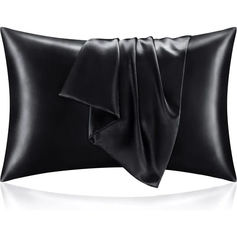 1/2pcs Multi-size Satin Pillow - огляд і ціна Satin Silk Pillowcase Hair Skin