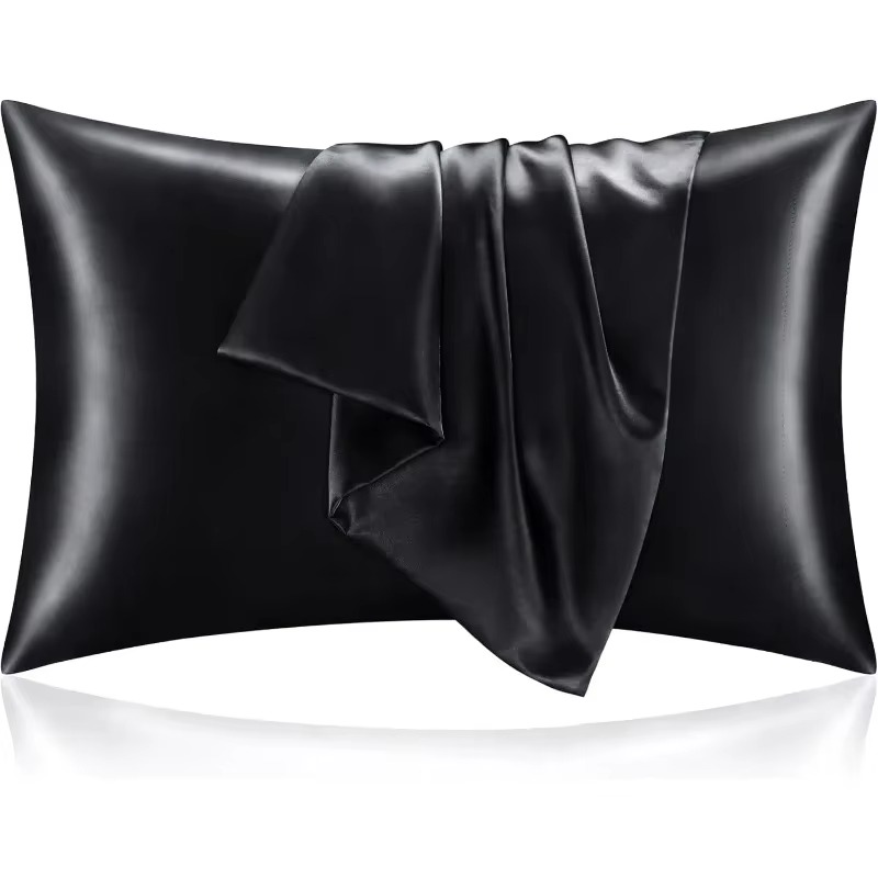 With Gift for Women Men 1/2pcs - огляд і ціна Satin Silk Pillowcase Hair Skin