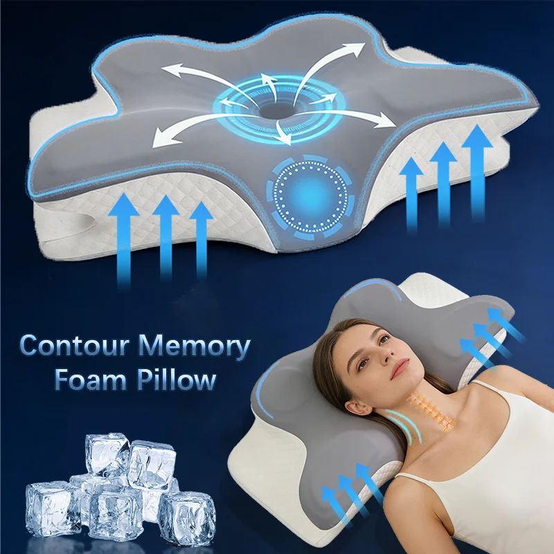 Memory Foam Pillow Cervical Pi - огляд і ціна Memory Foam Orthopedic Pillow Neck Pain