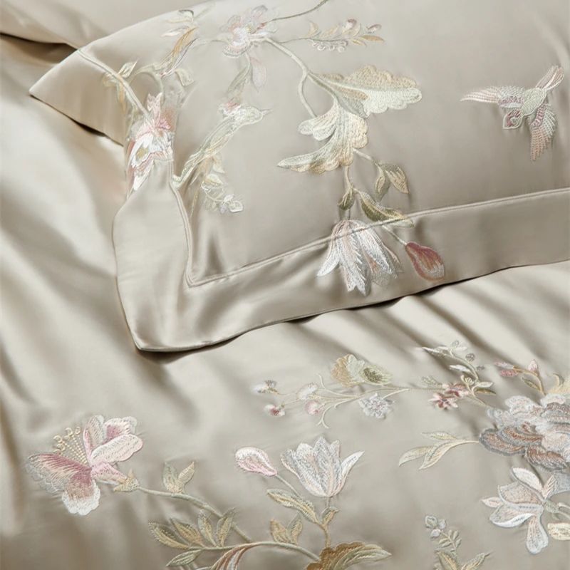 High Precision Brocade Lyocell - огляд і ціна Aesthetic Floral Duvet Cover