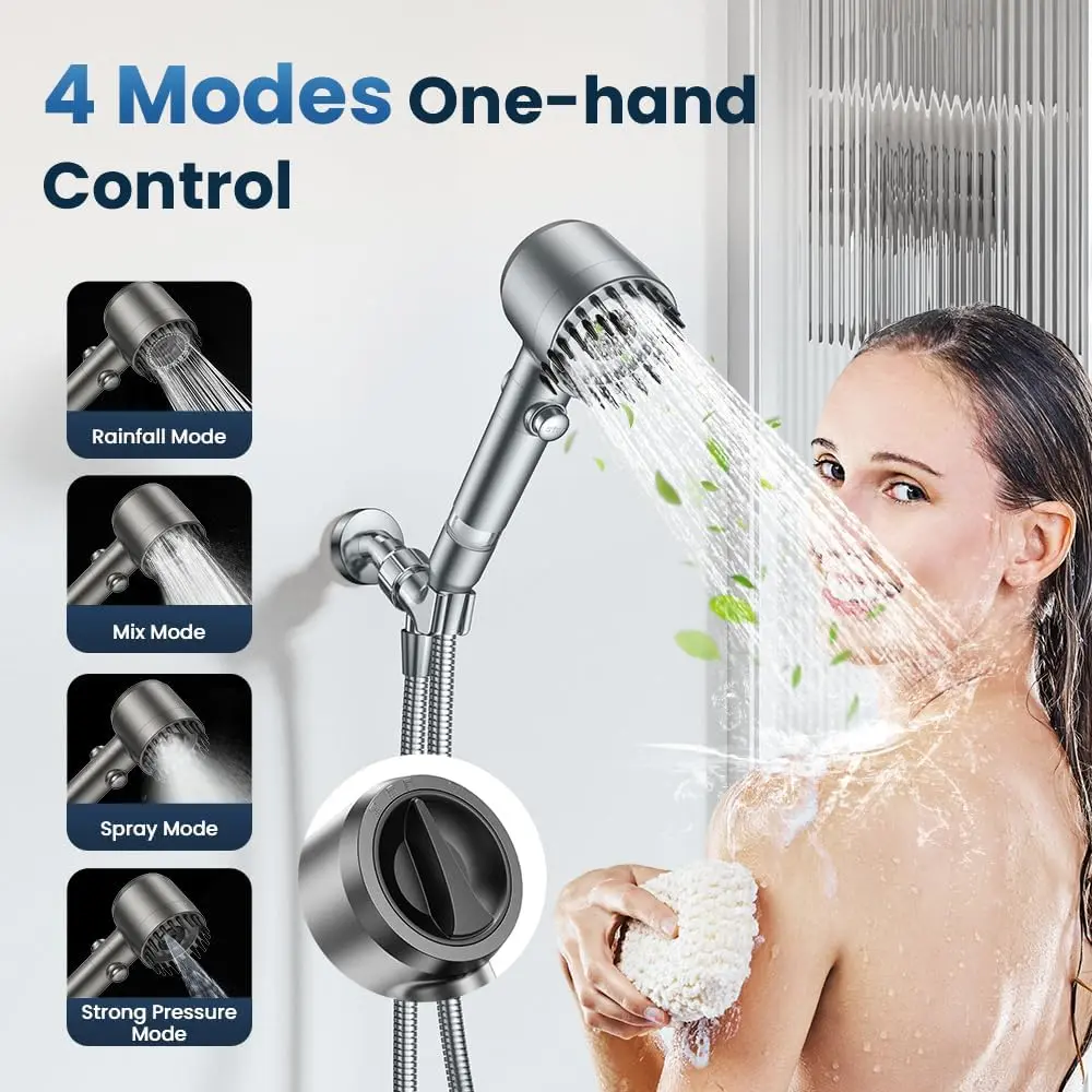 High Pressure Filtered Handhel - огляд і ціна High Pressure Shower Head Handheld