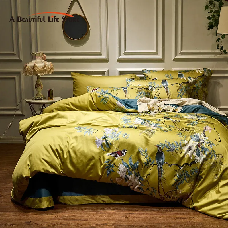 Luxury 600TC Egyptian Cotton B - огляд і ціна Aesthetic Floral Duvet Cover